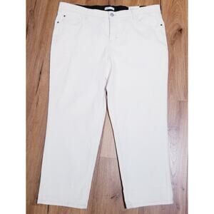 NWT - Sonoma Women's Beige Girlfriend Jeans 5 Pockets High Rise Size 16W